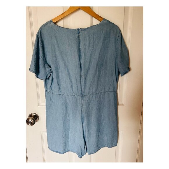 Zara Light Blue Jumpsuit - Picture 4 of 10